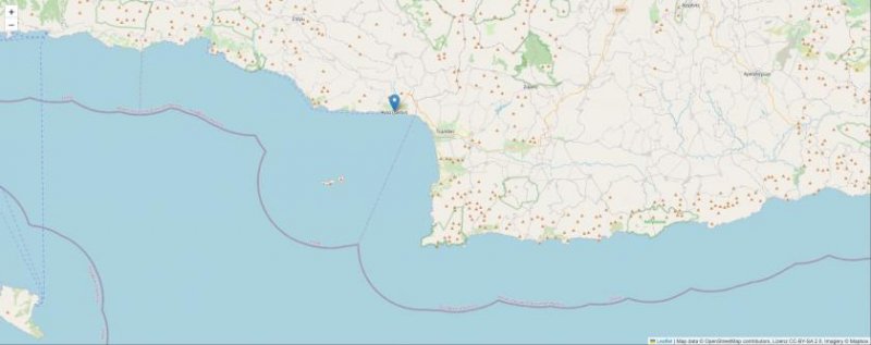 Agia Galini Baugrundstück mit Meerblick in Agia Galini, Kreta Grundstück kaufen